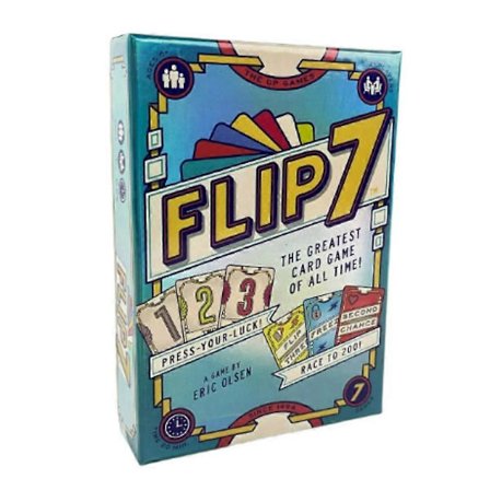 Flip 7, Den ultimate blandingen av Press Your Luck og strategi, fartsfylt vanedannende kortspill, perfekt for spillkvelder
