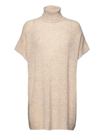 Onlparis Life Loose Highn Wool Vest Knt Grey ONLY