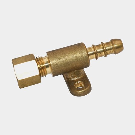 Övergångsstos från 10mm slang till 8mm rör