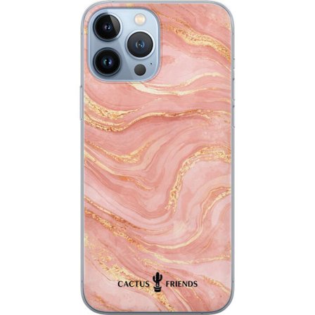 Kompatibelt Mobildeksel til Apple Apple iPhone 13 Pro Max Cactus and Friends – RoseGoldFlow