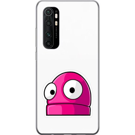 Kompatibelt Mobildeksel til Xiaomi Xiaomi Mi Note 10 Lite Rosa tegneseriefigur med store øyne i leken og humoristisk stil