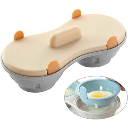 Mikrobølgeovn madlavningsværktøj - Stegt æg pocher - Køkkenudstyr