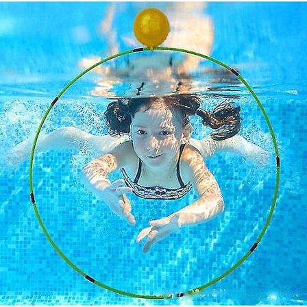 Svømmespil til børn i poolen, Svømmespil - Svømmering, Svømmespil til svømmetræning (grøn)