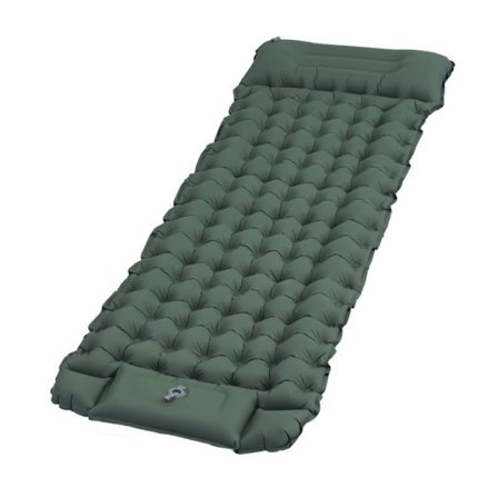 Selvopustende Liggeunderlag, Vandafvisende Campingmadras, Udendørs Ultralet Luftmadras med Fodpumpe_TF_TF