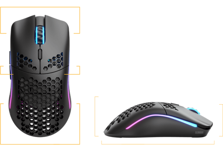 Glorious Model O Wireless - svart