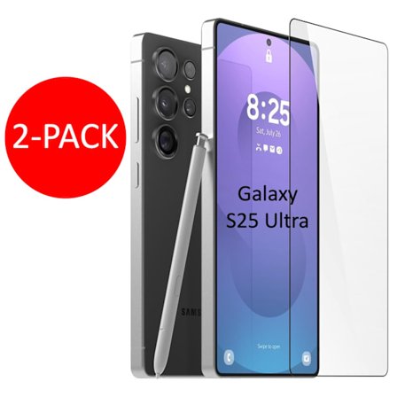 2 kpl Samsung Galaxy S25 Ultra Näytönsuoja Karkaistu Lasi Premium