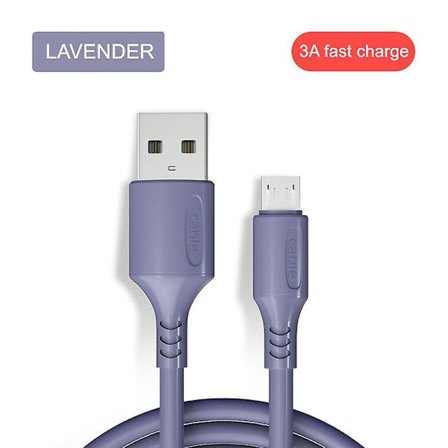 Flytande laddningskabel Laddningskabel 1,2 m Android Laddningskabel Micro Usb-kabel Telefonladdningskabel Snabbladdning 3a Telefon Samsung