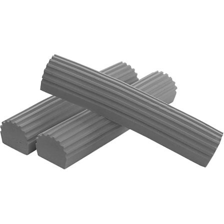 Mophuvudspåfyllningar Absorberande Svamp, Mophuvud, Kvastdynor - Pack med 3 Ersättningsdynor för Mop Grå