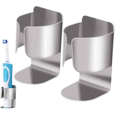 2 kpl sähköhammasharjateline, ruostumaton teräs hammasharja