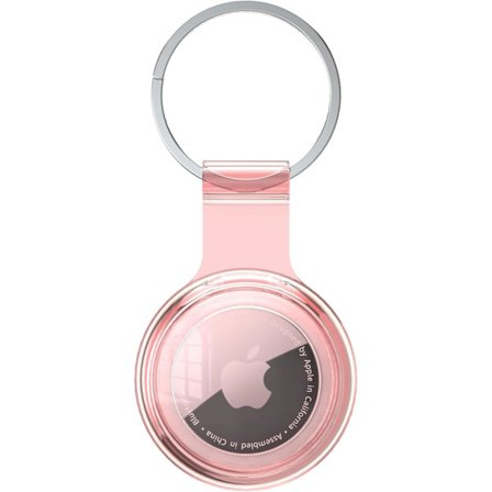 Airtag-holder, der er kompatibel med Apple AirTags, vandtæt, støvtæt og kollisionssikker Airtag-cover med flerfarvet, transparent, blødt TPU-materiale