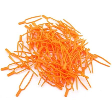 100 stk jordbærplanteringsgaffel trykk vin fast gaffel planter klips hageverktøy