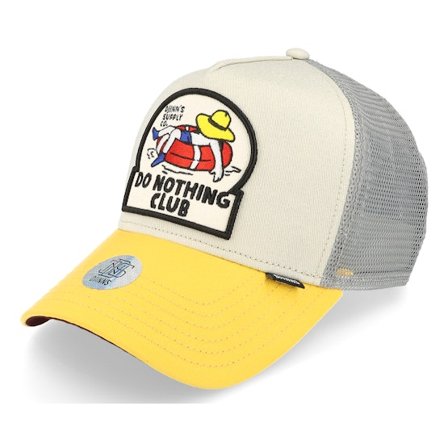 Djinns - Beige trucker Cap - Hft Cap DNC New 1.6 Grey/Sunny Yellow Trucker @ Hatstore