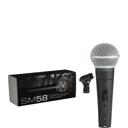 Metall SM58 kardioid Dynamisk Mikrofon For Scene Sang Profesjonell Kablet mikrofon