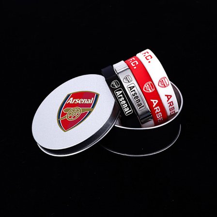 Fotbollsklubbs vapenarmband [rund ask] 4 armband [Arsenal]