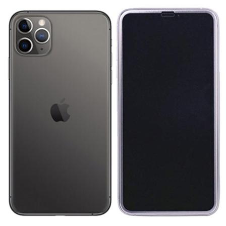 Skjermbeskytter 3D aluminiumsramme iPhone 11 Pro Max 2-PACK Svart