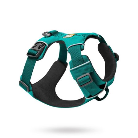 Ruffwear - Front Range Sele - AURORA TEAL - Klassiske hundeseler, step-in, jacket seler, trekkseler, vinterseler & Y-seler på Doggie.no
