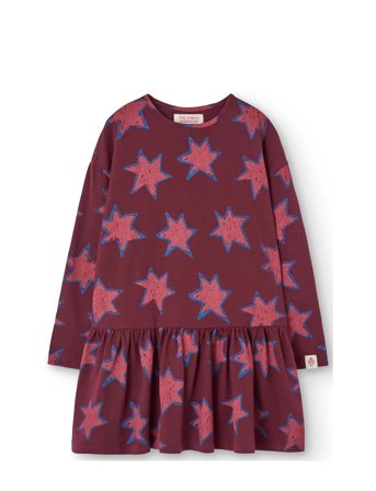 THE ANIMALS OBSERVATORY Stars Macaw Dress - Burgundy - 4 Y