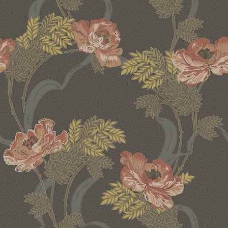 Duro Ovansjö 521-03P Tapetprov Gammelsvenska Klassiker 1850-1950, Svart, Färg & tapeter