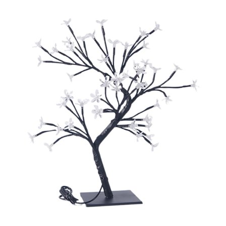 1 stk USB-opladning Kirsebærblomst Bonsai Stylt Træ Lampe 45cm