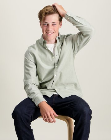 GANT SHIELD OXFORD BD SHIRT Vihreä Kauluspaidat Pojat - Kids Brand Store