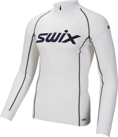 Swix Men's Racex Bodywear Halfzip Men base layer tops White S