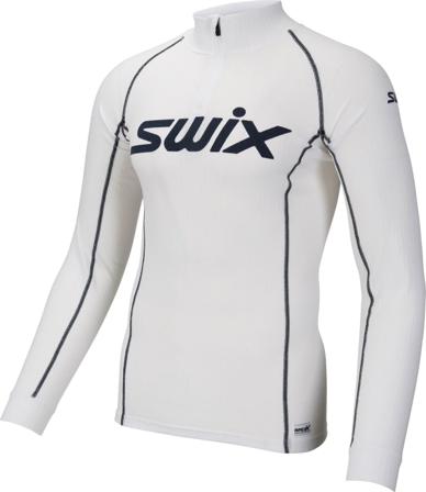 Swix Men's Racex Bodywear Halfzip Men base layer tops White L