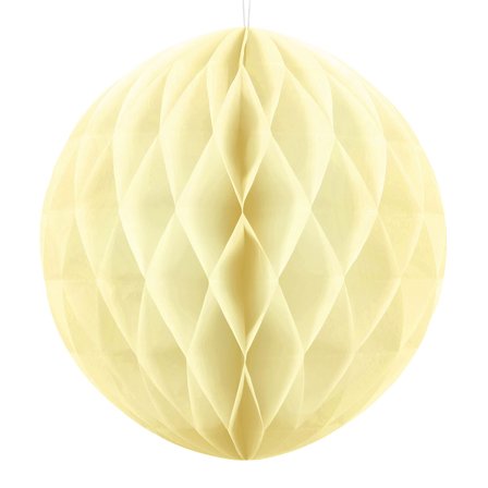 Hengende Honeycomb Strågul 40 cm