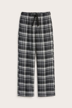 Kappahl | Spodnie piżamowe z flaneli | Czarne