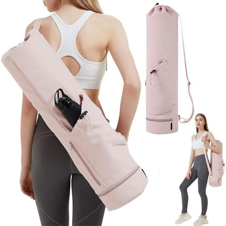 Yoga Taske - Yoga Taske m/ Snøre & Opbevaringsrum - Yoga Taske - Fitness Taske - Sportstaske