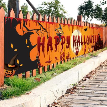 Halloween fest banner have dekorationsprodukter blodig hånd ba