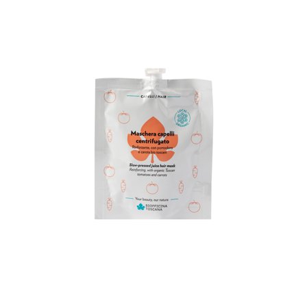 Biofficina Toscana Linea Rinforzante Maschera capelli centrifugato 40g - Maschera Rinforzante Capelli