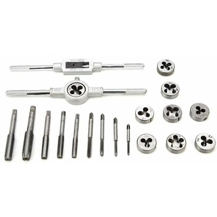 20 STK. Gevindværktøj, Tappe og Bakker, Gevindskrueudtrækkere, M3-M12 Stål, med Opbevaringskasse