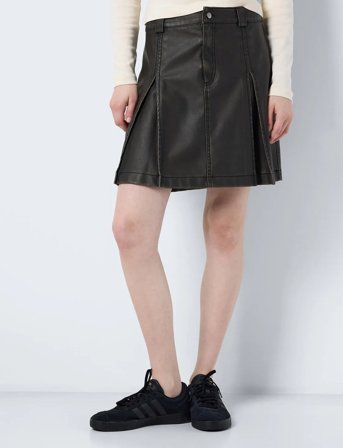 NOISY MAY Nmdorothy Nw Pu Washed Skirt - Green - XS