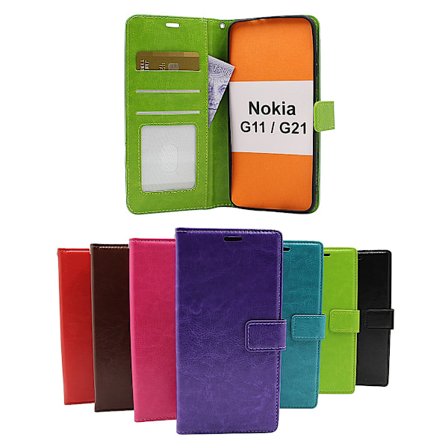 Crazy Horse Wallet Nokia G11 / G21