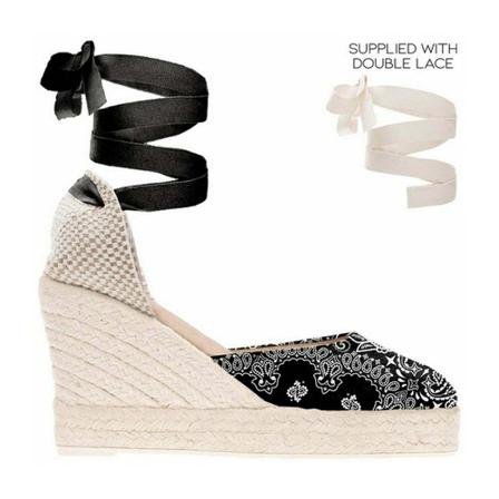 MC2 Saint Barth, Wedges Czarny, Kobieta, Rozmiar: 38 EU