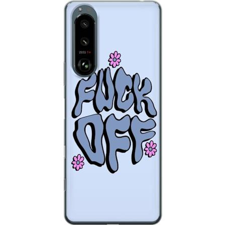 Sony Xperia 5 III Läpinäkyvä kuori Fuck Off