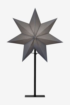 Star Trading - Stjärna på fot Ozen - Grå - Adventsstjärnor - Från Homeroom