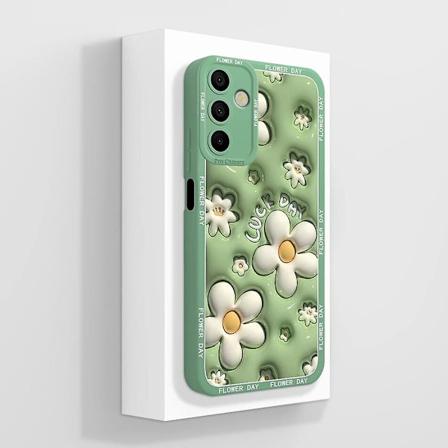 For Samsung Galaxy A15 Etui Kunstnerisk Stil Full Dekning Anti Choc Flytende Silikon Beskytter For Samsung A 15 4G 5G Bakdeksel TYG439