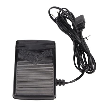 Syfod til symaskine med EU-stik 220V skridsikker tekstur plast udskiftning fodpedal til husholdning