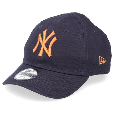 New Era - MLB Blå adjustable Keps - Kids New York Yankees Infant League Essential 9FORTY Navy/Toffee Adjustable @ Hatstore