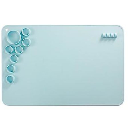 Silikon Hantverksmatta, Silikonmatta för Resin, Non-Stick Silikonark med Rengöringsutrymme för Olja