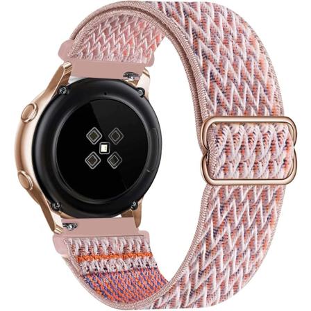 Nylon Sport Remm, Rosa Sand, 22mm, Remm Kompatibel med Sa