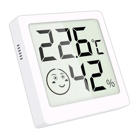 Mini LCD Digital Termometer Hygrometer Inomhus Utomhus Elektronisk Temperatur Luftfuktighetsmätare Väderstation Sensor Smart Hem