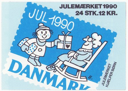 Danmark - julmärkehæfte 1990 - 2.-sortering