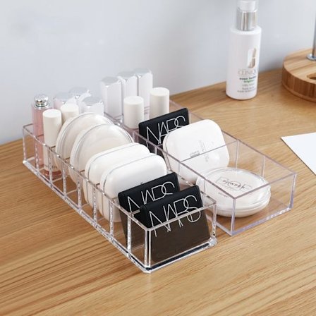 Gennemsigtig Akryl Kosmetik Opbevaringsboks Makeup Holder