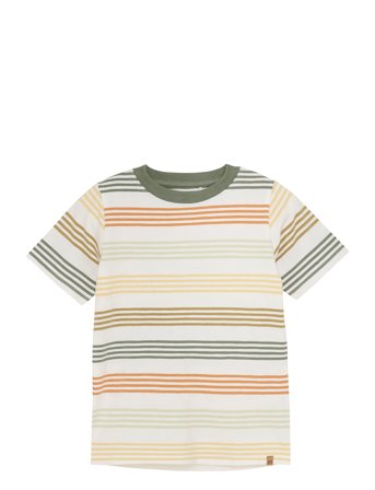 T-Shirt Ss Y/D White Minymo