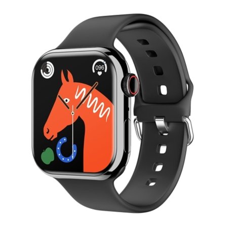 IW9 2,05 tums fyrkantig skärm Smart Watch Stödjer Bluetooth-samtal/Blodsyreövervakning