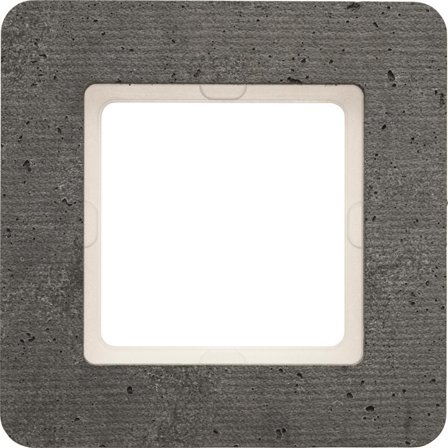 Hager 10116020 Dekkramme for boks Berker Q.7, betong 1 rom, Strømbrytere & vegguttak