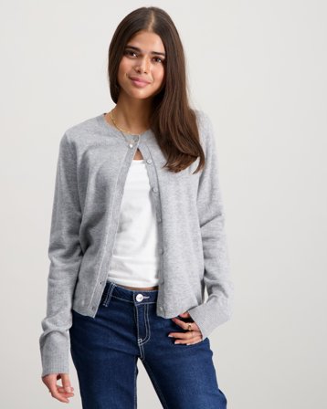 Sofie Schnoor CISSESY CARDIGAN Gris Pulls Fille - Kids Brand Store