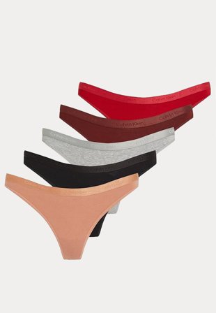 Calvin Klein Thong 5 Pack Klær